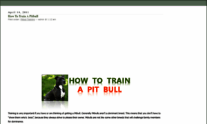 Pitbulltraining101.com thumbnail