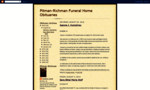 Pitman-richmanfuneralhome.blogspot.com thumbnail