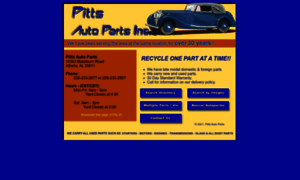 Pittsautoparts.com thumbnail
