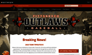 Pittsburghoutlawsbaseball.com thumbnail