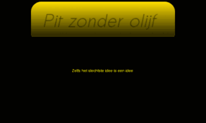 Pitzonderolijf.nl thumbnail