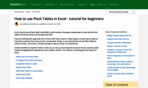 Pivot-table-autoformat.com thumbnail