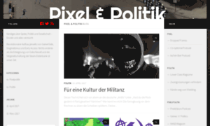 Pixelundpolitik.blogsport.eu thumbnail