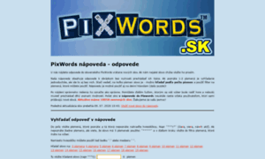 Pixwords.sk thumbnail