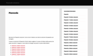 Pixwordssoluzioni.org thumbnail