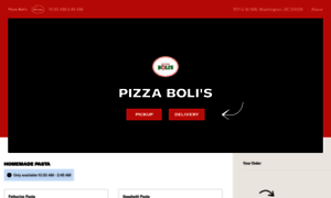 Pizzabolisdc.com thumbnail