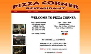 Pizzacornernj.com thumbnail