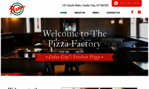 Pizzafactorycedarcity.com thumbnail