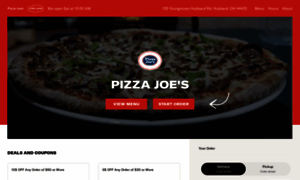 Pizzajoesmenu.com thumbnail