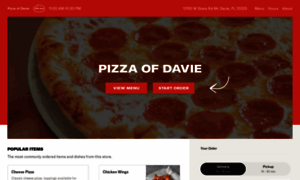 Pizzaofdaviemenu.com thumbnail