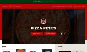 Pizzapetesmenu.com thumbnail