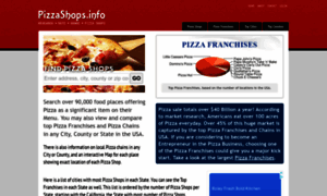 Pizzashops.info thumbnail
