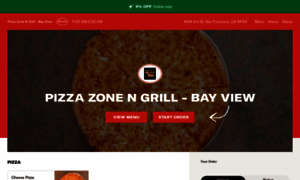 Pizzazonengrillmenu.com thumbnail