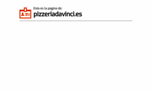 Pizzeriadavinci.es thumbnail