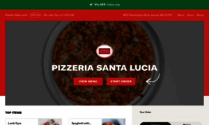 Pizzeriasantaluciamenu.com thumbnail