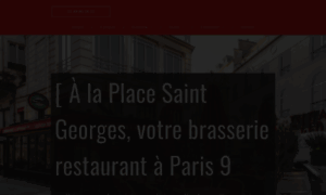 Place-st-georges-brasserie.fr thumbnail