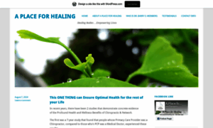 Placeforhealing.wordpress.com thumbnail