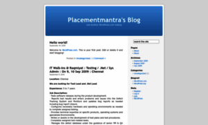 Placementmantra.wordpress.com thumbnail