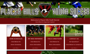 Placerhillssoccer.org thumbnail