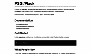 Plackperl.org thumbnail