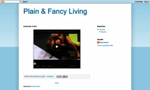 Plainfancyliving.blogspot.com thumbnail