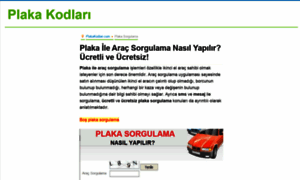 Plakadan-sorgulama.com thumbnail
