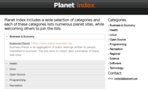 Planet-index.org thumbnail