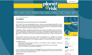 Planet-risk.org thumbnail