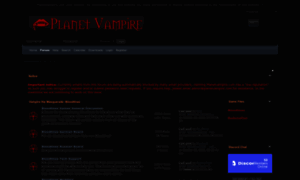 Planet-vampire.net thumbnail