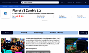 Planet-vs-zombie.software.informer.com thumbnail