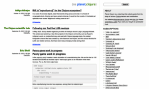 Planet.clojure.in thumbnail