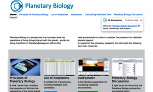 Planetarybiology.com thumbnail