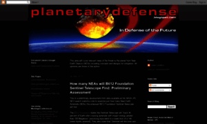 Planetarydefense.blogspot.com thumbnail
