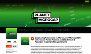 Planetmicrocap.podbean.com thumbnail