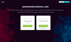 Planetwebsolutions.com thumbnail
