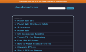 Planetwinall.com thumbnail