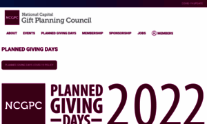 Plannedgivingdays.org thumbnail