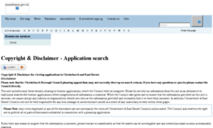 Planning.christchurchandeastdorset.gov.uk thumbnail