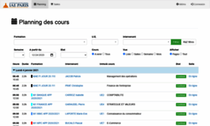 Planning.iae-paris.com thumbnail