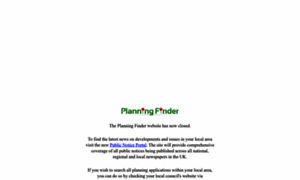 Planningfinder.co.uk thumbnail