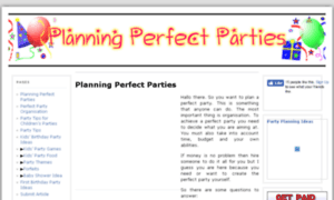 Planningperfectparties.com thumbnail