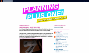 Planningplusone.blogspot.com thumbnail