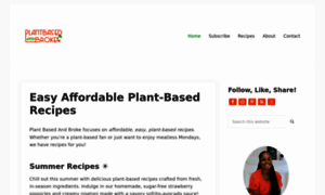 Plantbasedandbroke.com thumbnail