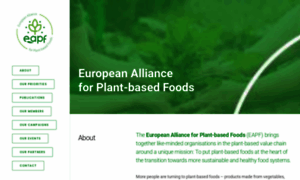 Plantbasedfoodalliance.eu thumbnail