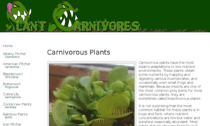 Plantcarnivores.co.uk thumbnail