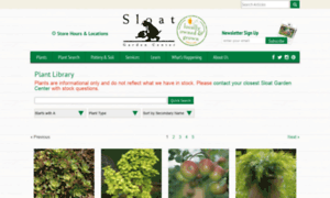 Plants.sloatgardens.com thumbnail