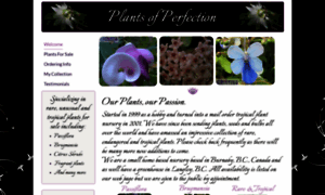 Plantsofperfection.com thumbnail