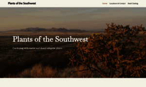 Plantsofthesouthwest.com thumbnail