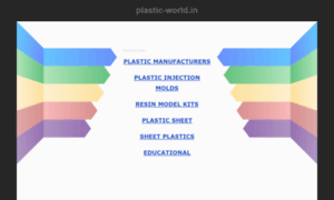 Plastic-world.in thumbnail