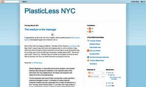 Plasticlessnyc.blogspot.com thumbnail